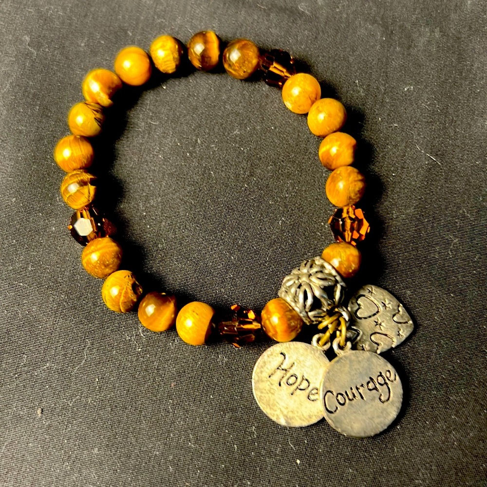 Handmade amber bracelet